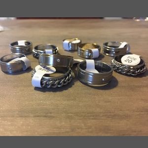Set of Men's Rings